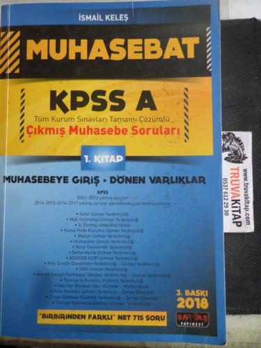 KPSS - A Çıkmış Muhasebe Soruları 1.Kitap
