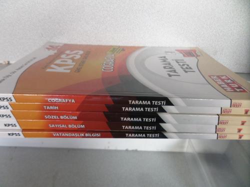KPSS Genel Yetenek - Genel Kültür Tarama Testi / 5 Adet