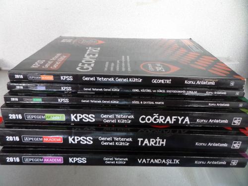 KPSS Genel Yetenek - Genel Kültür Konu Anlatımlı / 6 Adet