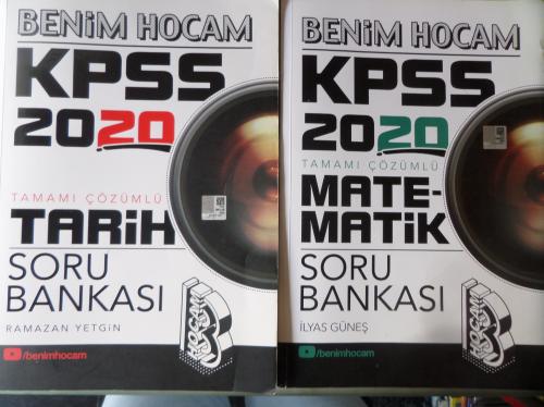 Benim Hocam KPSS 2020 Tamamıı Çözümlü Soru Bankası / 2 Adet