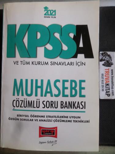 KPSS A Muhasebe Çözümlü Soru Bankası