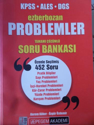 KPSS-ALES-DGS Ezberbozan Problemler Tamamı Çözümlü Soru Bankası