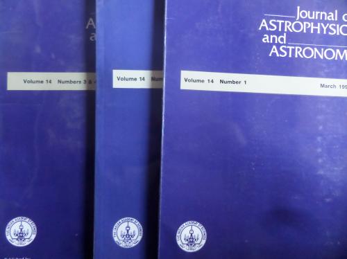 Journal Of Astrophyics and Astronomy 1993 / Volume 14 Numnber 1-2-3-4