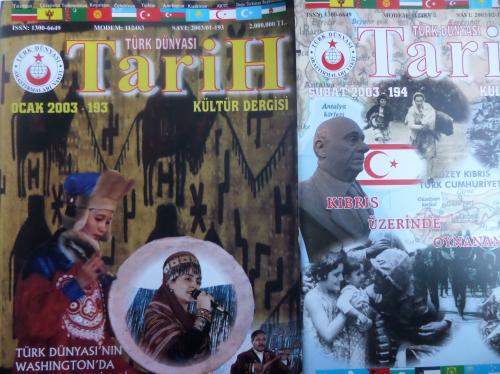 Tarih Türk Dünyası Tarih ve Kültür Dergisi 2003 / 193-194 (2 Dergi)