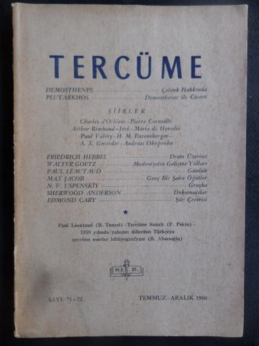 Tercüme 1960 / 71-72