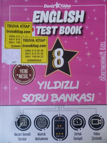 8. Sınıf English Test Book Yıldızlı Soru Bankası - Öğretmenimize Özel
