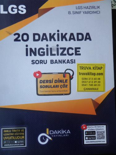 LGS 20 Dakikada İngilizce Soru Bankası Yasin Kalemci