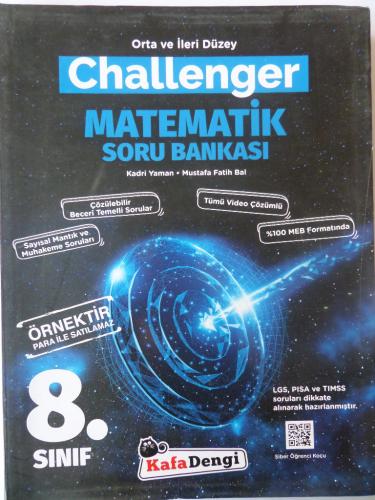 8. Sınıf Challenger Matematik Soru Bankası Kadri Yaman