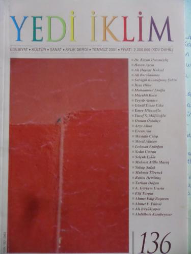 Yedi İklim 2001 / 136