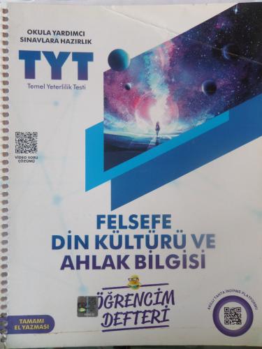 TYT Felsefe Din Kültürü ve Ahlak Bilgisi Öğrencim Defteri - Tamamı El Yazması