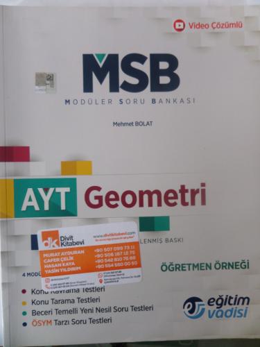AYT Geometri Modüler Soru Bankası Mehmet Polat