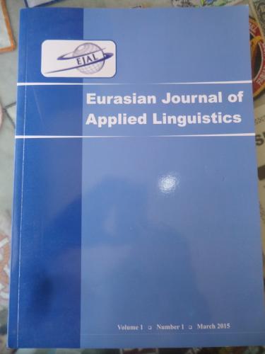 Eurasian Journal Of Applied Linguistics 2015 / 1