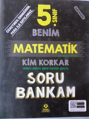5. Sınıf Benim Matematik Kim Korkar Adım Adım Yeni Nesile Geçiş Soru B
