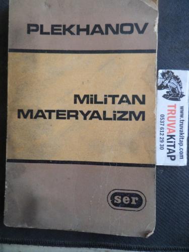 Militan Materyalizm Plekhanov
