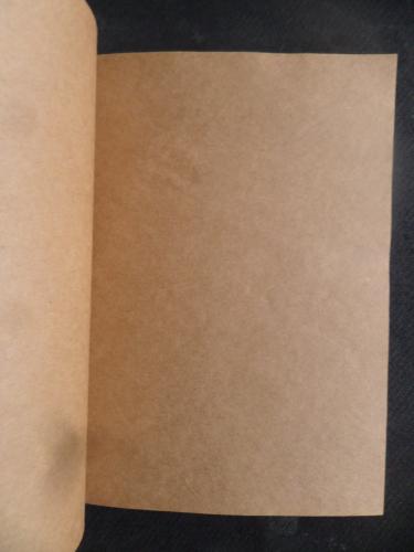 Eski Defter / Çizgisiz Sarı Yapraklı