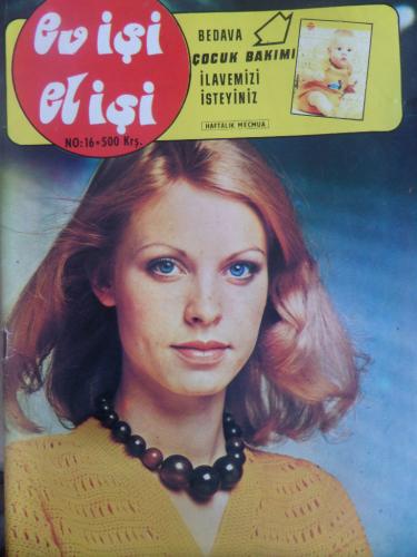 Ev İşi El İşi Haftalık Mecmua 1976 / 16