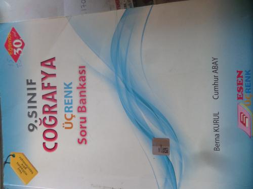 9. Sınıf Coğrafya Üçrenk Soru Bankası Berna Kurul