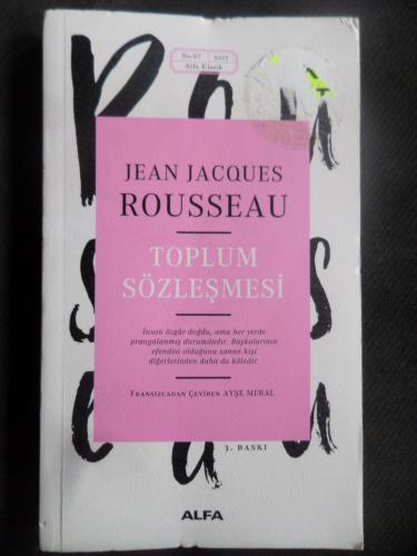 Toplum Sözleşmesi Jean Jacques Rousseau