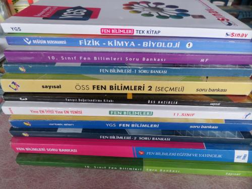 ÖSS-ÖYS-YGS-LYS Fem Bilimleri Hazırlık Kitapları / 11 Adet