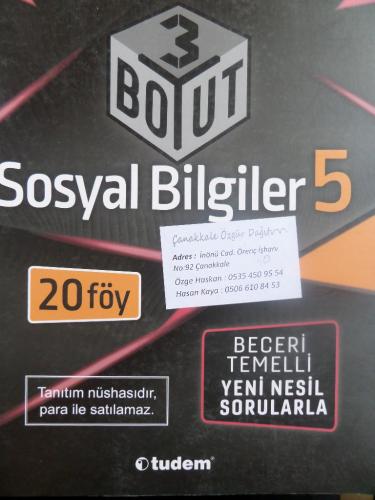 5. Sınıf Sosyal Bilgiler - 3 Boyut