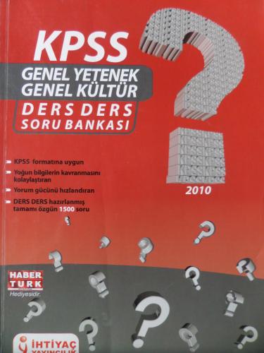 KPSS Genel Yetenek Genel Kültür Ders Ders Soru Bankası