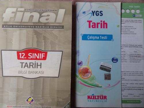 Üniversiteye Hazırlık Tarih Kitapları / 2 Adet