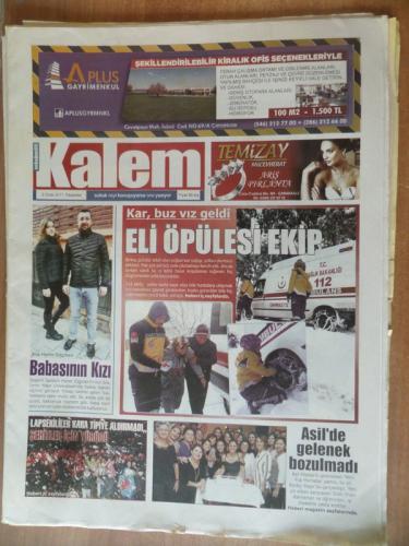 Kalem Gazetesi 2 OPcak 2017 - Eli Öpülesi Ekip