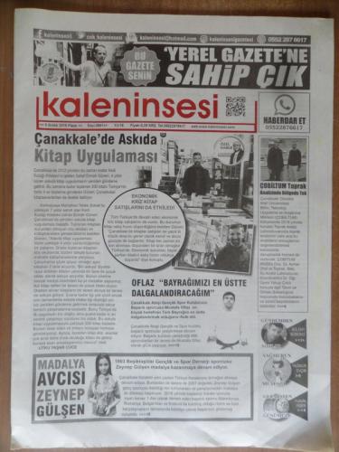 Kaleninsesi 8 Aralık 2019 - Çanakkale'de Askıda Kitap Uygulaması