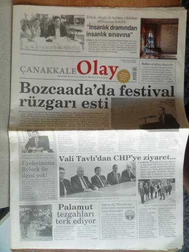 Çanakkale Olay Gazetesi 19 Ekim 2016 - Bozcaada2da Festival Rüzgarı Esti