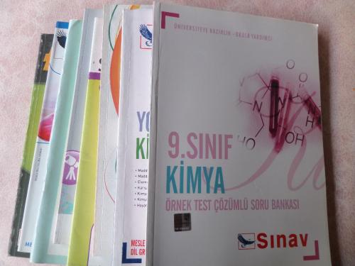 Üniversiteye Hazırlık Kimya Kitapları / 8 Adet