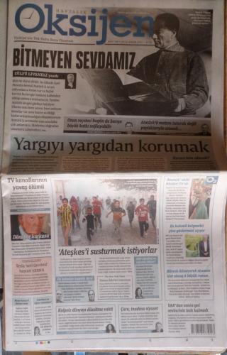 Oksijen Haftalık Gazetesi 10-16 Kasım 2023 - Bitmeyen Sevdamız