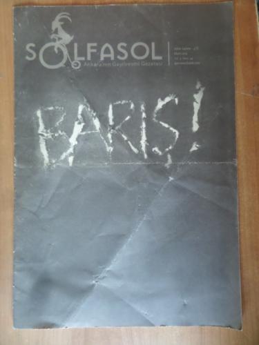Solfasol Ankara'nın Gayriresmi  Aylık Gazetesi Ekim 2015 - Barış!
