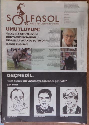 Solfasol Ankara'nın Gayriresmi  Aylık Gazetesi Ocak 2015 - Gecmedi!..