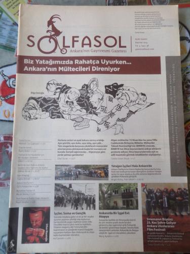 Solfasol Ankara'nın Gayriresmi  Aylık Gazetesi  Haziran 2014 - Biz Yatağımızda Rahatça Uyurken... Ankara'nın Mültecileri Direniyor