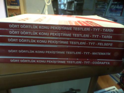 TYT Dört Dörtlük Konu Pekiştirme Testleri / 5 Kitap