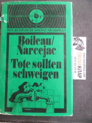 Boileau / Narcejac Tote Sollten Schweigen