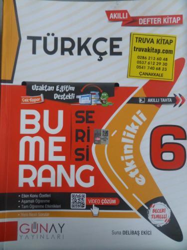 6. Sınıf Türkçe Bumerang Serisi Suna Delibaş Ekici