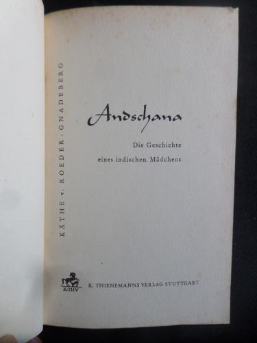 Andschana Karhe V. Roeder