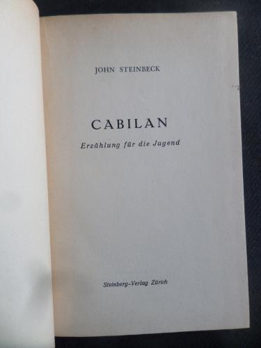 Cabilan John Steinbeck