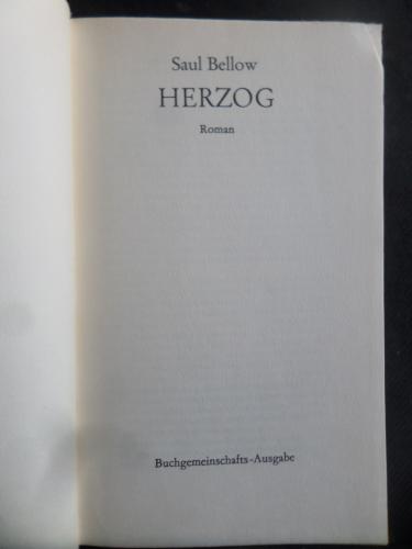 Herzog Saul Bellow