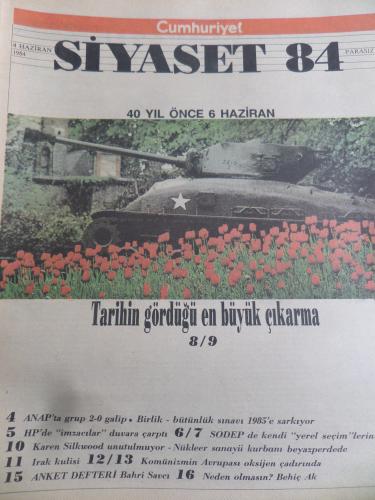 Cumhuriyet Siyaset 1984 / 23 - Tarihin Gördüğü En Büyük Çıkarma