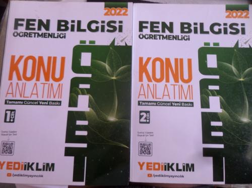 Fen Bilgisi Öğretmenliği Konu Anlatımı / 2 Cilt