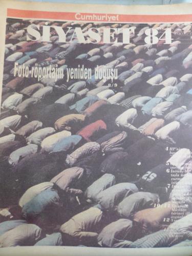 Cumhuriyet Siyaset 1984 / 39 - Foto-Röportajın Yeniden Doğuşu