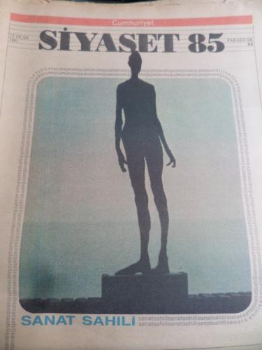 Cumhuriyet Siyaset 1985 / 54 - Sanat Sahili