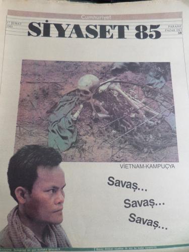Cumhuriyet Siyaset 1985 / 59 - Savaş Savaş Savaş