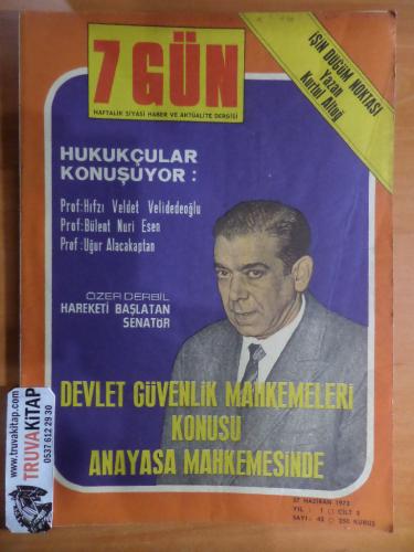 7 Gün Dergisi 1973 / 42