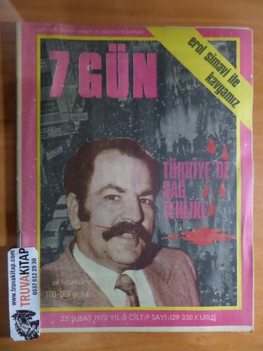 7 Gün Dergisi 1975 / 129