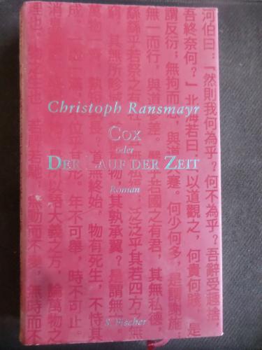 Cox Oder Der Lauf der Zeit Christoph Ransmayr