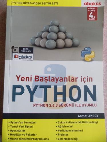 Yeni Başlayanlar İçin Python Ahmet Aksoy