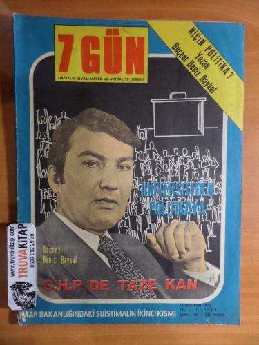 7 Gün Dergisi 1973 / 40